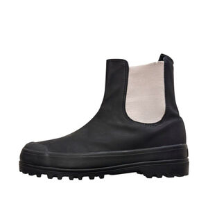 Superga X Alexa Chung Womens Black White Rain Boots Shoes Size 7.5 Unisex